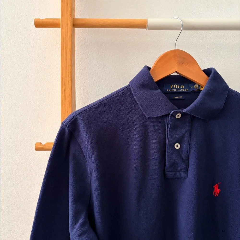Men’s Polo by Ralph Lauren Classic Navy Polo Shirt‎